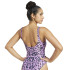 Maillot de bain Natation adidas Femme from Essentials Maillot de bain en U imprimé animal violet