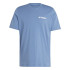 T-shirt Montagne adidas Homme by Terrex Graphic Blue