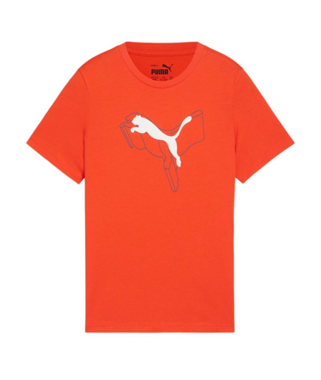 T-shirt Décontracté Puma Essentials+ Logo Lab...