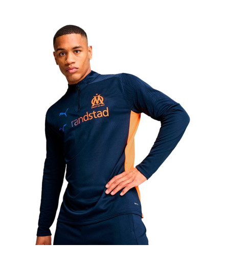 Sweat Football Haut de Puma Om Training 1/4 Zip Homme