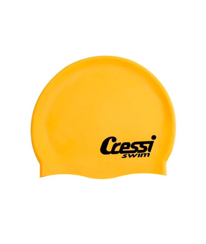 Bonnet de natation Cressi Silicone Jaune