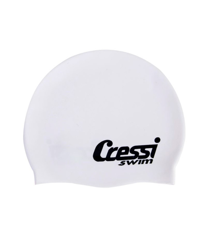 Bonnet de natation Cressi Silicone Blanc