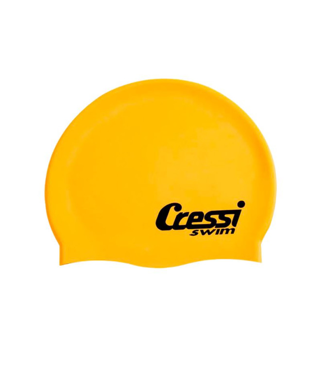 Bonnet de natation Cressi Silicona Enfant Jaune
