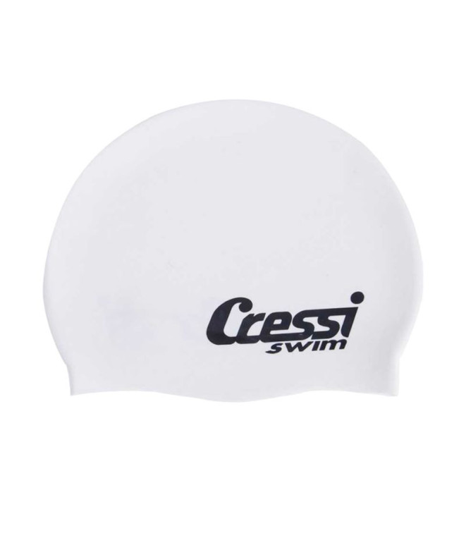 Bonnet de natation Cressi Silicona Enfant Blanc