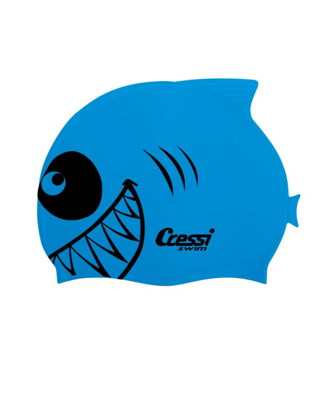 Bonnet de natation Cressi Silicona Tiburón Bleu...