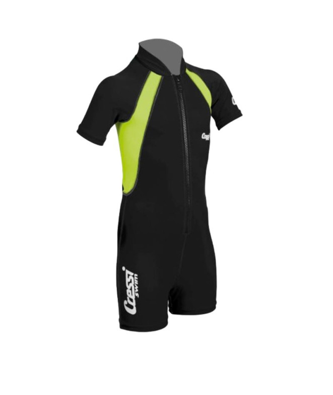 Néoprène de natation Cressi 1,5mm Bébés Noir/Lime