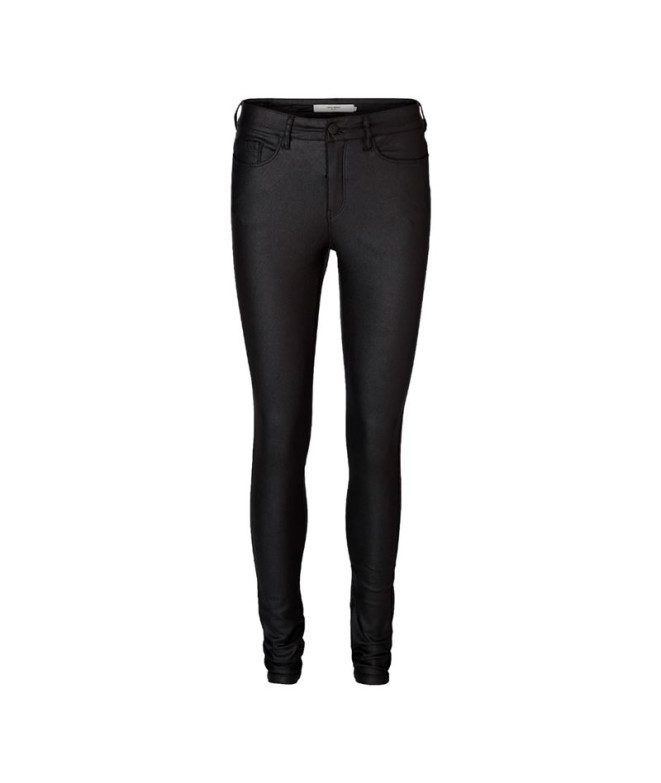 Pantalons Vero Moda seven Nwsmooth Coated Black...