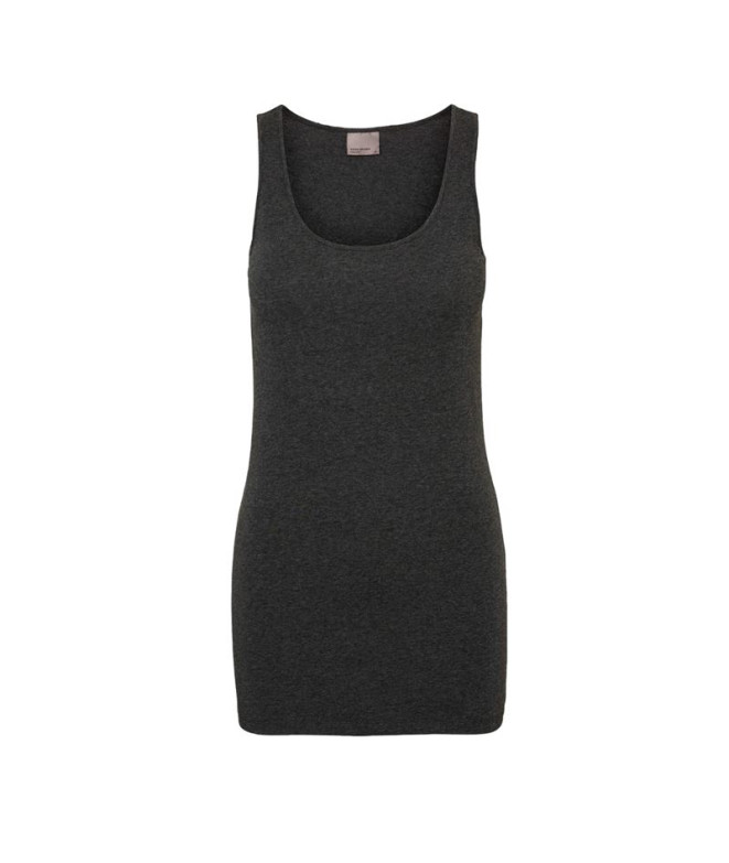 T-shirt Vero Moda maxi Myoft Long Tank Dark...