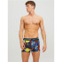 Caleçon Pack Jack & Jones Jacsugar Skull 3 . Homme Noir