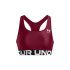 Brassiere de sport Under Armour Femme Hg Mid Branded Red