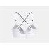 Brassiere de sport Under Armour Femme Infinity High 2.0 Blanc