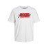 T-shirt Jack and Jones tiley Crew Blanc Homme