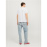 T-shirt Jack and Jones tiley Crew Blanc Homme