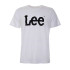 T-shirt Lee Wobbly Logo Blanc