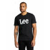 T-shirt Lee Wobbly Logo Noir