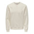 Sweat Only & Sons Onsdan Unshed Reg Crew Neck Blanc antique Homme