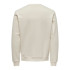 Sweat Only & Sons Onsdan Unshed Reg Crew Neck Blanc antique Homme