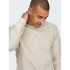 Sweat Only & Sons Onsdan Unshed Reg Crew Neck Blanc antique Homme