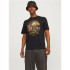 T-shirt Jack and Jones skull Rock Crew Noir Homme