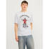 T-shirt Jack and Jones skull Rock Crew Blanc Homme