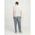 T-shirt Jack and Jones skull Rock Crew Blanc Homme