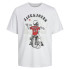 T-shirt Jack and Jones skull Rock Crew Blanc Enfant