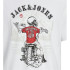 T-shirt Jack and Jones skull Rock Crew Blanc Enfant