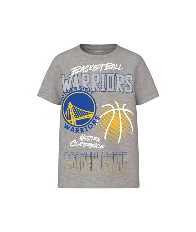 T-shirt name it mjyg Nba Box Ous Grey Melange...