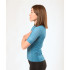 Cyclisme Jersey by Hemon Basic M/C Petrol Femme