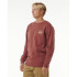 Sweat Rip Curl Homme Stapler Crew Apple Bordeaux