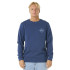 Sweat Rip Curl Homme Agrafeuse Crew Bleu