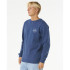 Sweat Rip Curl Homme Agrafeuse Crew Bleu