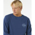 Sweat Rip Curl Homme Agrafeuse Crew Bleu
