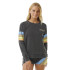Sweat Rip Curl Surf Femme Crew Raglan High Tide Noir