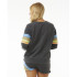 Sweat Rip Curl Surf Femme Crew Raglan High Tide Noir