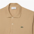 Polo Lacoste Chemise Col Bord-Cotes Beige