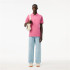 Polo Lacoste Chemise Col Bord-Cotes Rose