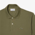 Polo Lacoste Chemise Col Bord-Cotes Green