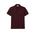 Polo Lacoste Chemise Col Bord-Cotes Bordeaux