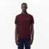 Polo Lacoste Chemise Col Bord-Cotes Bordeaux