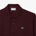 Polo Lacoste Chemise Col Bord-Cotes Bordeaux