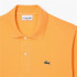 Polo Lacoste Chemise Col Bord-Cotes Orange