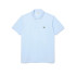 Polo Lacoste Chemise Col Bord-Cotes Bleu