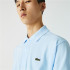 Polo Lacoste Chemise Col Bord-Cotes Bleu