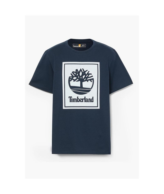 T-shirt Timberland Stack Logo Short Sleeve Dark...