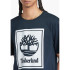 T-shirt Timberland Stack Logo Short Sleeve Dark Sapphire Homme