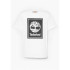 T-shirt Timberland Stack Logo Short Sleeve White/Black Homme