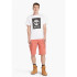 T-shirt Timberland Stack Logo Short Sleeve White/Black Homme