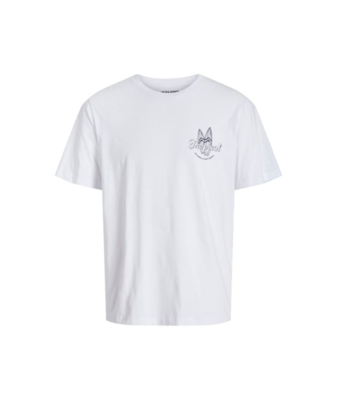T-shirt Jack and Jones Jjricky Crew Neck Blanc...