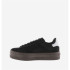 Chaussures Femme Victoria Barcelona Sneaker Cuir fendu Noir
